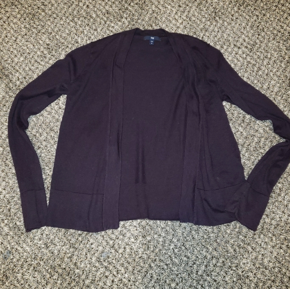 Plum Gap Open Front Cardigan
